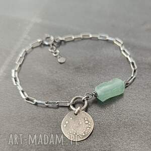 Prezent Prosta bransoletka z turkusowym szkłem antycznym