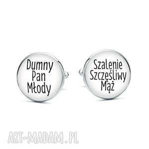 handmade spinki do mankietów spinki do mankietów z grafiką dumny pan