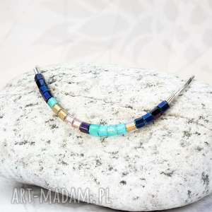 handmade minimalistyczna modna bransoletka z koralikami toho beads