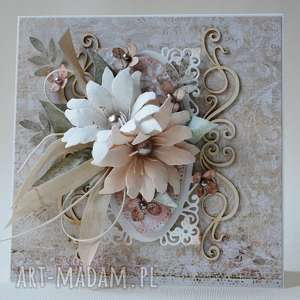 handmade scrapbooking kartki z życzeniami w ozdobnym pudełku