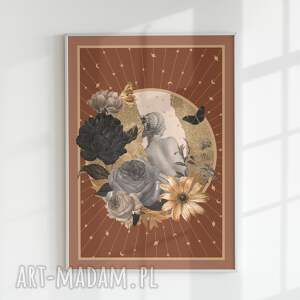 plakaty kosmiczne kwiaty (r) 30x40 - kolaż