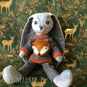 mały pan królik pluszowa maskotka, zabawka - WNETRZE Z GUSTEM