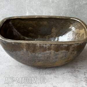 Umywalka ceramiczna handmade rustykalna - ręcznie robiona