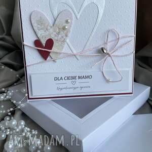 dzień matki dla mamy inne okazje kartka w pudełku, życzenia