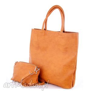 handmade shopper bag torebka miejska paris 10-01 camel