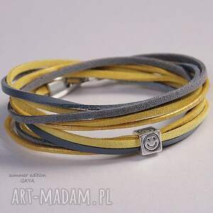 handmade yellow&grey