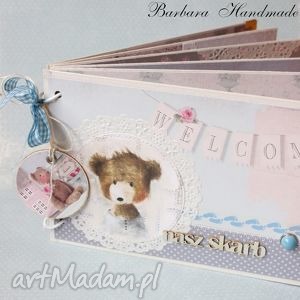 handmade scrapbooking albumy album do chłopczyka