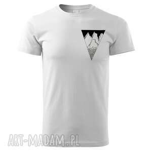 handmade koszulki tatra art by oliwia wysocka - koszulka na szczycie pocket dla każdego