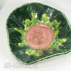 ceramiczna misa dekoracyjna kwiat salonu, łazienki lub sypialni, ceramika