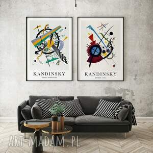 plakaty zestaw plakatów kandinsky - abstrakcje - format 50x70 cm