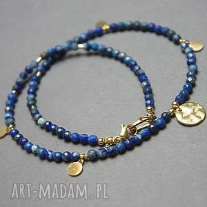 handmade naszyjniki lapis lazuli /choker/ vol. 8 - szlachetna kolekcja