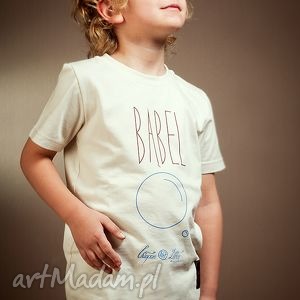 handmade koszulka dziecięca dla chłopca bąbel