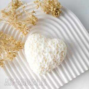 handmade świeczniki świeca sojowa flower heart