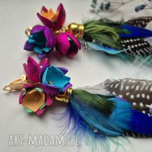 klipsy pióra leciutkie boho dużej lekkie box x1 fol, bos wtn