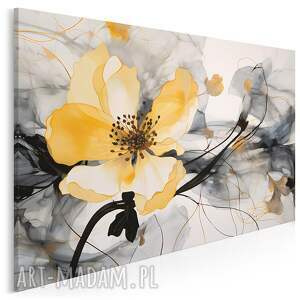 obraz na płótnie - kwiaty gałązka delikatne 70x50 cm 104201