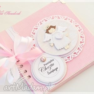 handmade scrapbooking albumy album na chrzest święty