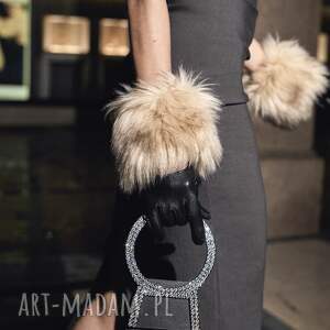 mankiety z futra, etola, futrzane rekawy