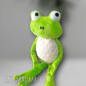 Zielona żabka przytulanka maskotka