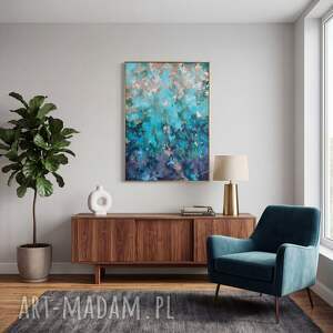 Abstrakcyjny obraz ręcznie malowany - My Story 70x100 cm