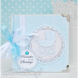 handmade scrapbooking albumy album na chrzest święty