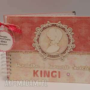 handmade scrapbooking albumy album komunijny