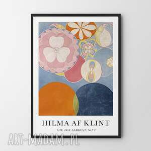 hilma af klint the ten largest no 2 - plakat 40x50 cm, modne plakaty