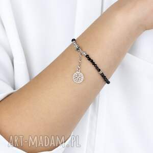 Srebrna bransoletka ze spinelem Empower - ACHA Studio