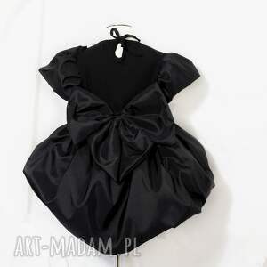 handmade sukienka dla dziewczynki czarna sisi