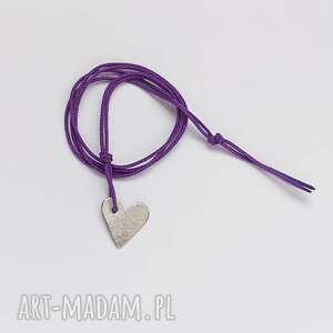 SERDUSZKO wisiorek, alpaka, zmatowione, serce