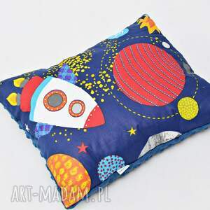 handmade pokoik dziecka galaktyka kosmos, poduszka rakieta, planety mars, kosmiczna