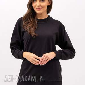 bluza damska raglan basic - adalet czarny