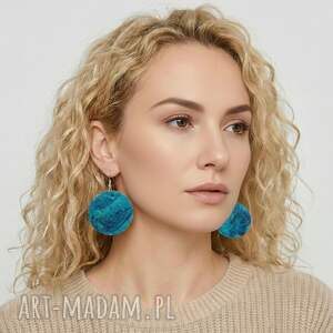 kolczyki - minaturowe obrazy biżuteria prezent dla niej, malarstwo