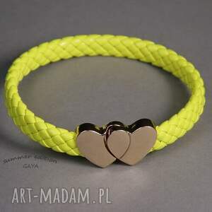 handmade neon yellow