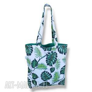 handmade torba na zakupy shopperka ekologiczna torba shopper zakupowa na ramię eko