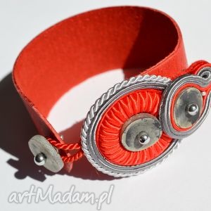 handmade red label - bransoletka soutache