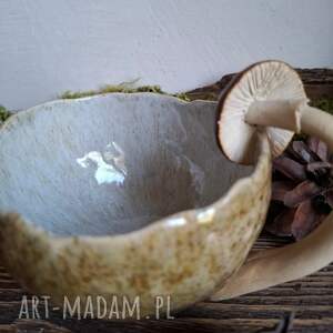 kubek ceramiczny - grzyb - Smokfa dom ceramika