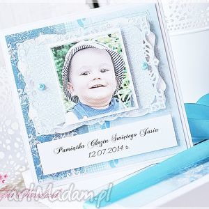 handmade scrapbooking kartki kartka na chrzest święty