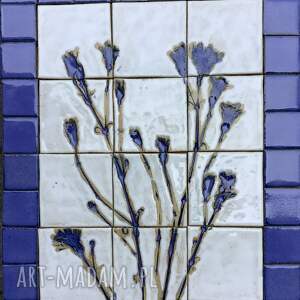 zestaw kafli delft, obraz ceramiczny, panel ozdobny, ścienny