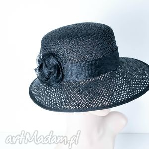 kapelusz słomkowy audrey elegancki, damski letni
