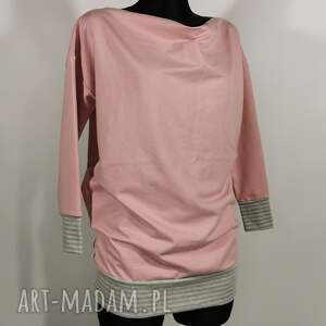 bluza neibii w kolorze pudrowego różu sportowa elegancja, wiosna 2024, bluzka