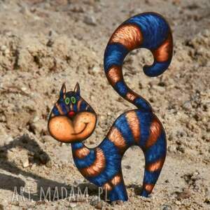 kabuka kot magiczny - magnes na lodówkę wielbilieli kotów, prezent