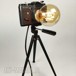Lampka z aparatu fotograficznego - oryginalny prezent dla fotografa i fotograficzki (retro vintage)