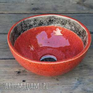 umywalka ręcznie robiona gliny ceramika