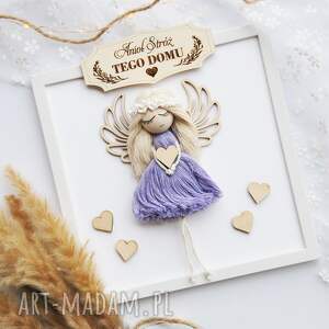 anioł stróż domu w ramce opiekun - pomysł na prezent