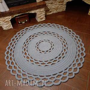 dywan okrągły ze sznurka bawełnianego 150cm do pokoju