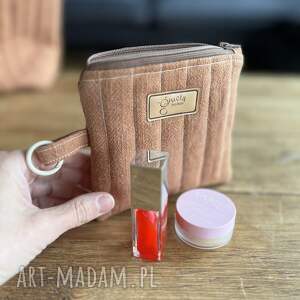 mini kosmetyczka - rudy boho oragnizer dla stylowych kobiet prezent swiateczny