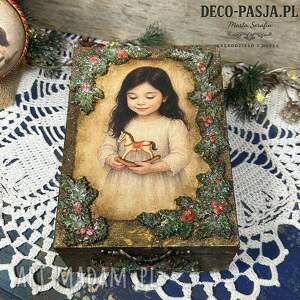 prezenty świąteczne komplet z konikiem na biegunach