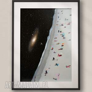 Plakat Otchłań - Kolaż Fine Art, kosmos, surrealizm