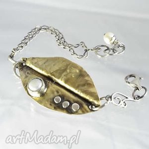 handmade bransoletka z perłą