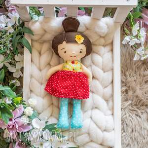 lalka fruzia - monika 25 cm dla dziewczynki, przytulanka, roczek